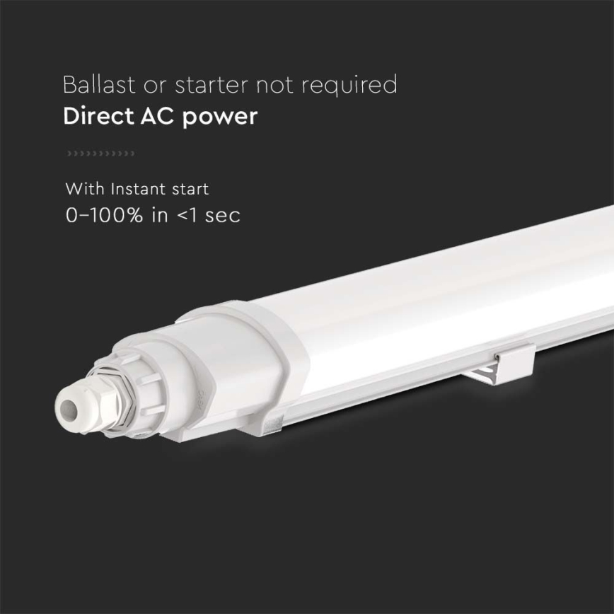 Lámpara técnica LED fluorescente LED/48W/230V 4000K IP65 150 cm