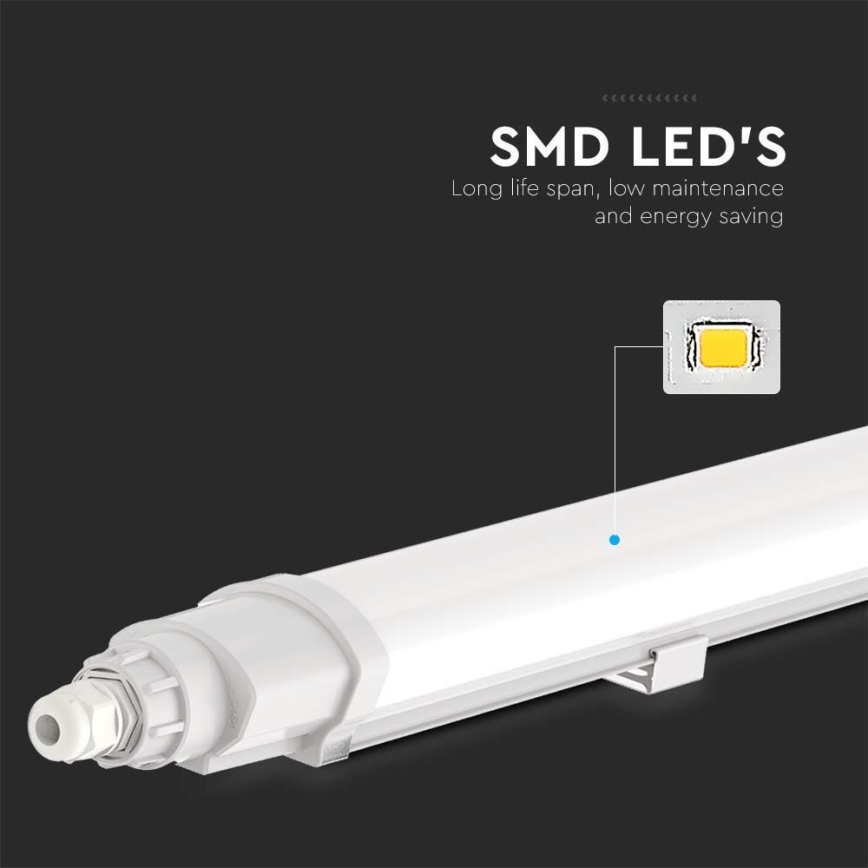 Lámpara técnica LED fluorescente LED/48W/230V 6500K IP65 150 cm