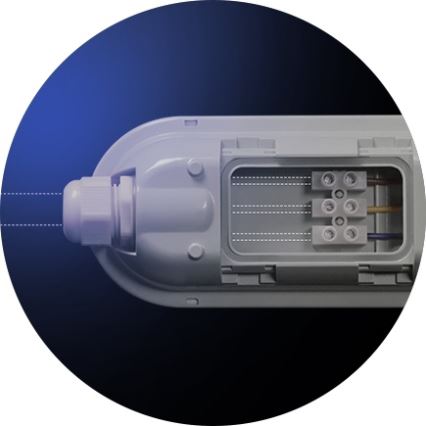 Lámpara técnica LED fluorescente LIMEA GIGANT LED/38W/230V IP65 1190mm negro