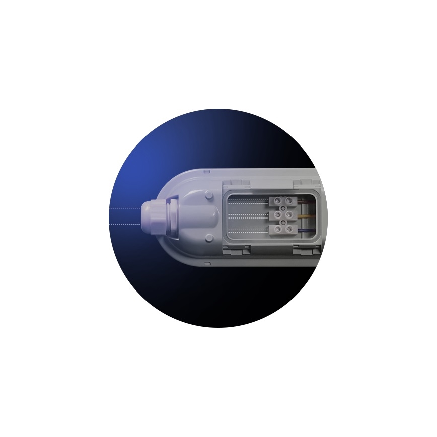 Lámpara técnica LED fluorescente LIMEA GIGANT LED/38W/230V IP65 1190mm negro