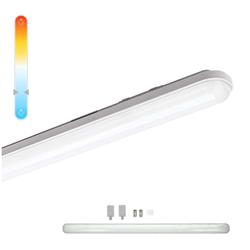Lámpara técnica LED fluorescente NEGRO LED/36W/230V IP65 6000K