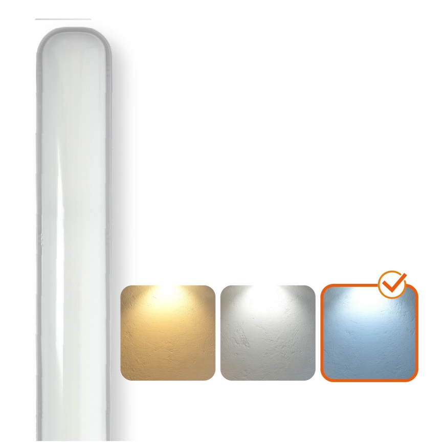 Lámpara técnica LED fluorescente NEGRO LED/36W/230V IP65 6000K