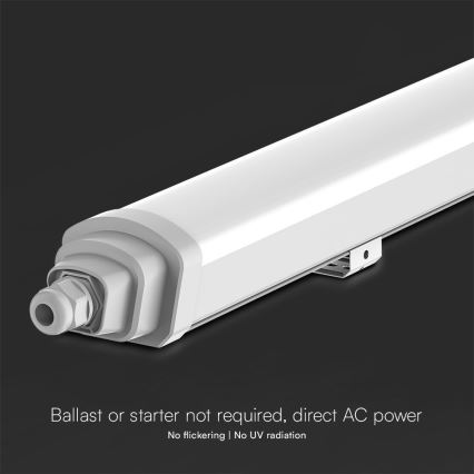 Lámpara técnica LED fluorescente SAMSUNG CHIP LED/48W/230V 6500K IP65 150 cm