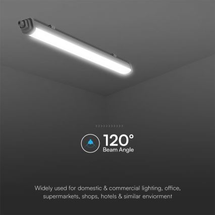 Lámpara técnica LED fluorescente SAMSUNG CHIP LED/48W/230V 6500K IP65 150 cm