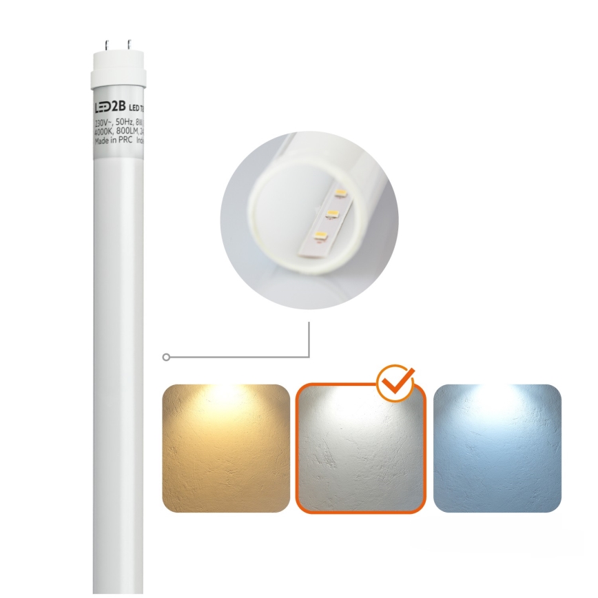 Lámpara técnica LED fluorescente T8 1xG13/18W/230V 4000K IP65 128 cm