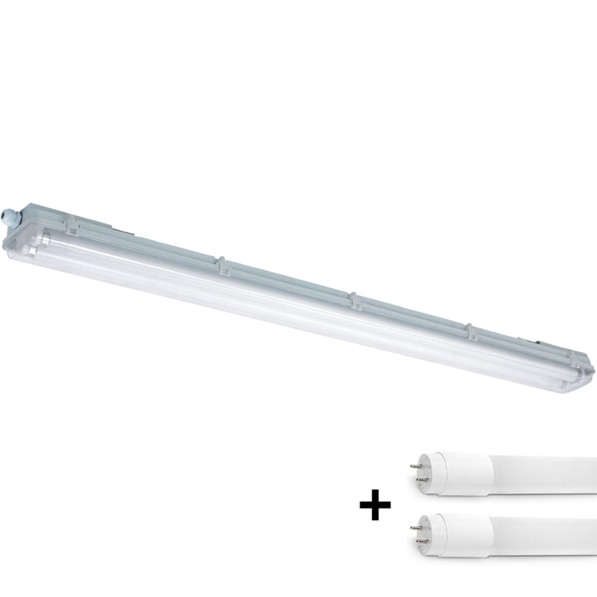 Lámpara técnica LED fluorescente T8 2xG13/18W/230V 4000K IP65