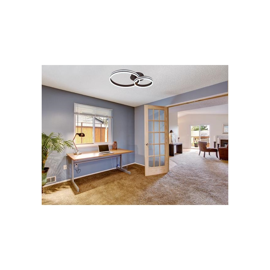 Lámpara tipo araña LED regulable de montaje en superficie LED/110W/230V 3000-6500K + control remoto