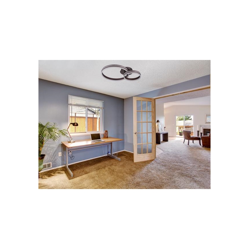 Lámpara tipo araña LED regulable de montaje en superficie LED/110W/230V 3000-6500K + control remoto