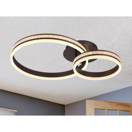 Lámpara tipo araña LED regulable de montaje en superficie LED/110W/230V 3000-6500K + control remoto