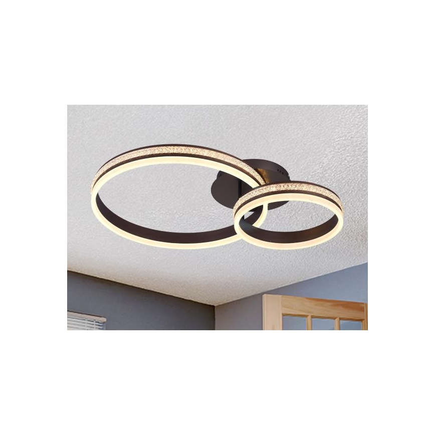 Lámpara tipo araña LED regulable de montaje en superficie LED/110W/230V 3000-6500K + control remoto