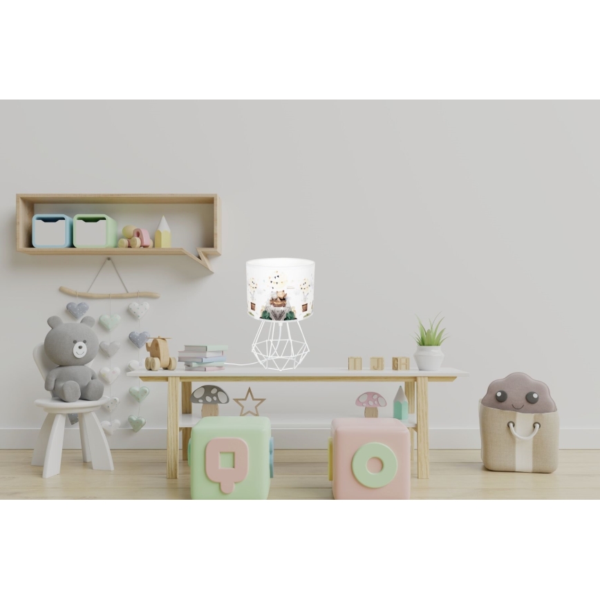 Lamparita infantil BEARS 1xE27/60W/230V