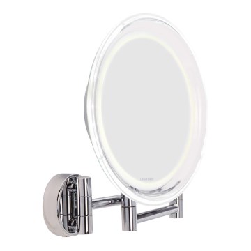 Lanaform - Espejo de tocador de pared LED WALL LED/4xAAA