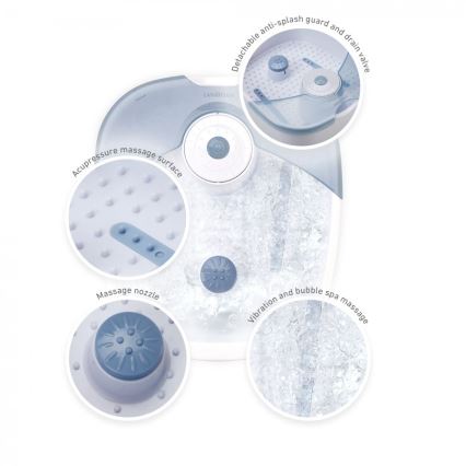 Lanaform - Hidromasajes para pies FOOT SPA 60W/230V
