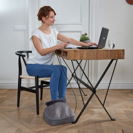 Lanaform - Masajeador eléctrico de pies 2 en 1 SHIATSU 30W/230V