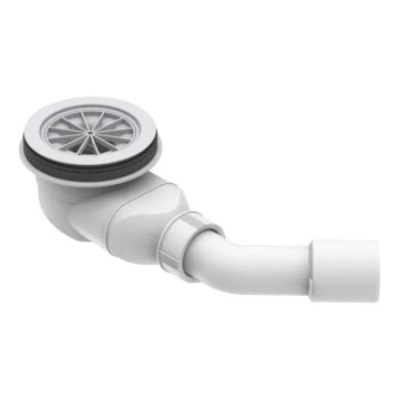 LAUFEN H2951270000001 - Sifón para plato de ducha SOLUTIONS, plástico/blanco