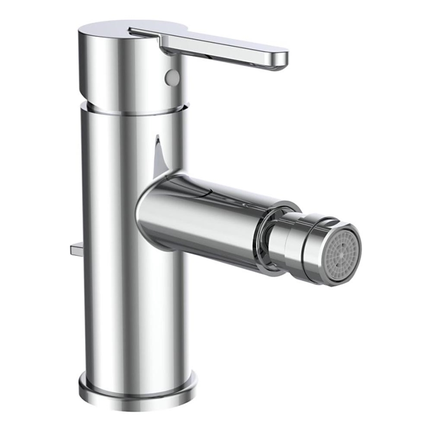 LAUFEN H3410810041141 - Grifo de bidé + desagüe con rebosadero LUA cromo brillante