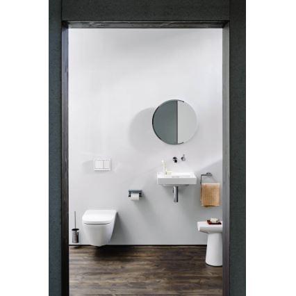 LAUFEN H3840610040001 - Escobilla mural para WC NIARA, cromo brillante