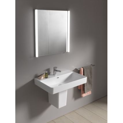LAUFEN H8189580001041 - Lavabo para encimera/mural PRO 55x38 cm cerámica/blanco