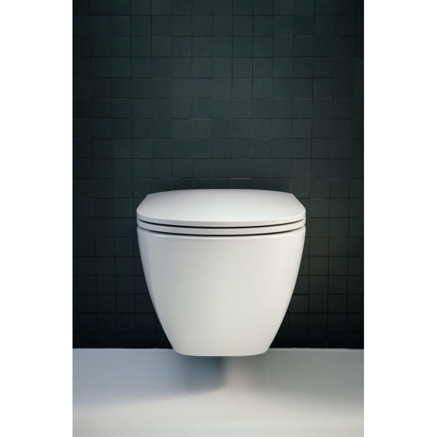 LAUFEN H8200800000001 - Sifón con tuerca de unión y codo angular LUA cerámica/blanco
