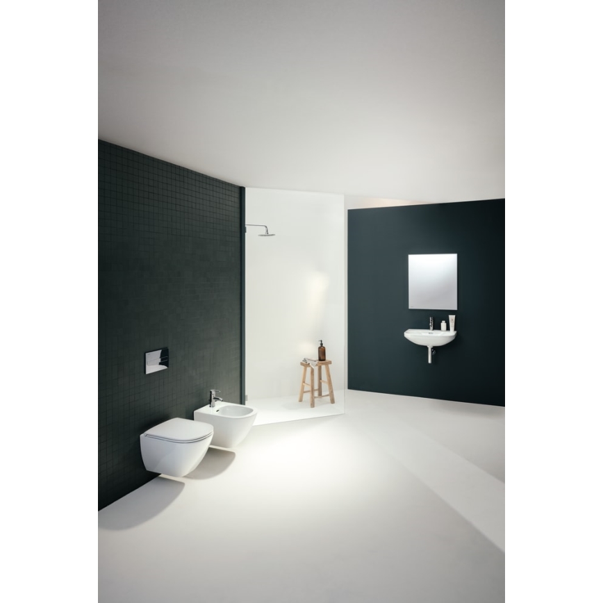 LAUFEN H8200800000001 - Sifón con tuerca de unión y codo angular LUA cerámica/blanco