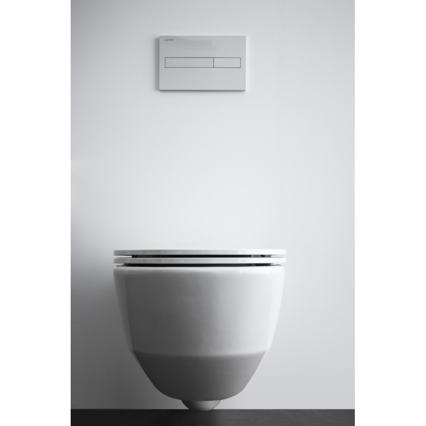 LAUFEN H8209650000001 - Sifón con tuerca de unión y codo angular PRO cerámica/blanco