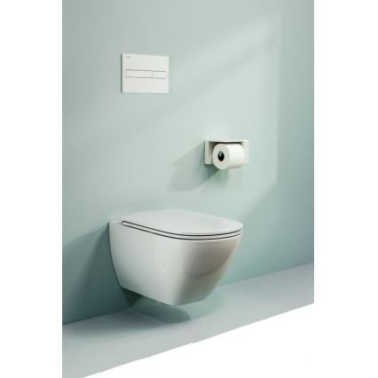 LAUFEN H8660800000001 - Inodoro suspendido LUA cerámica/blanco + asiento de inodoro SoftClose LUA duroplástico/blanco