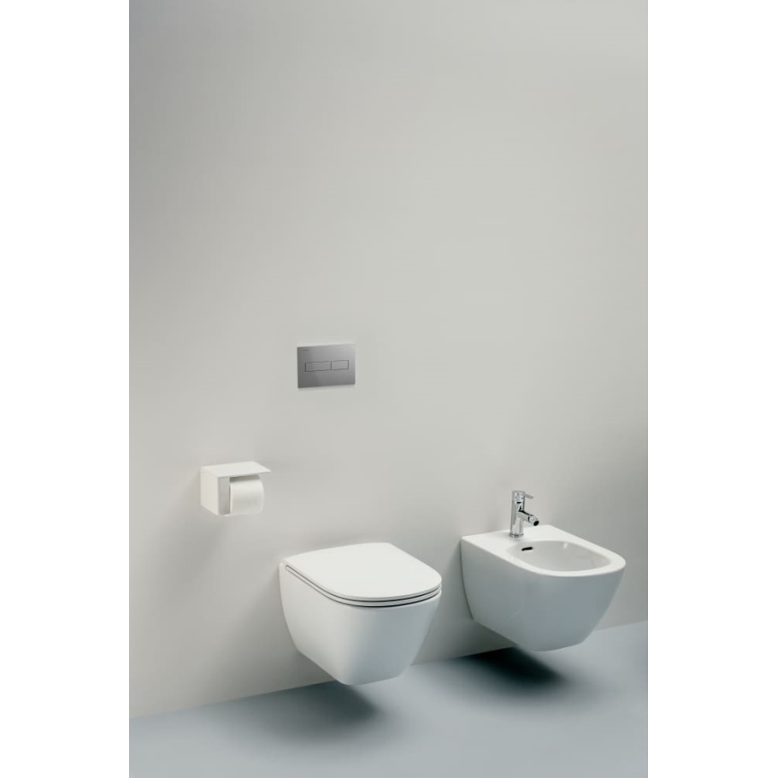 LAUFEN H8660800000001 - Inodoro suspendido LUA cerámica/blanco + asiento de inodoro SoftClose LUA duroplástico/blanco