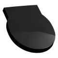 LAUFEN H8942820200001 - Tapa para urinario SoftClose VAL, duroplástico, negro brillante