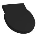 LAUFEN H8942827160001 - Tapa para urinario VAL SoftClose, duroplástico/negro mate