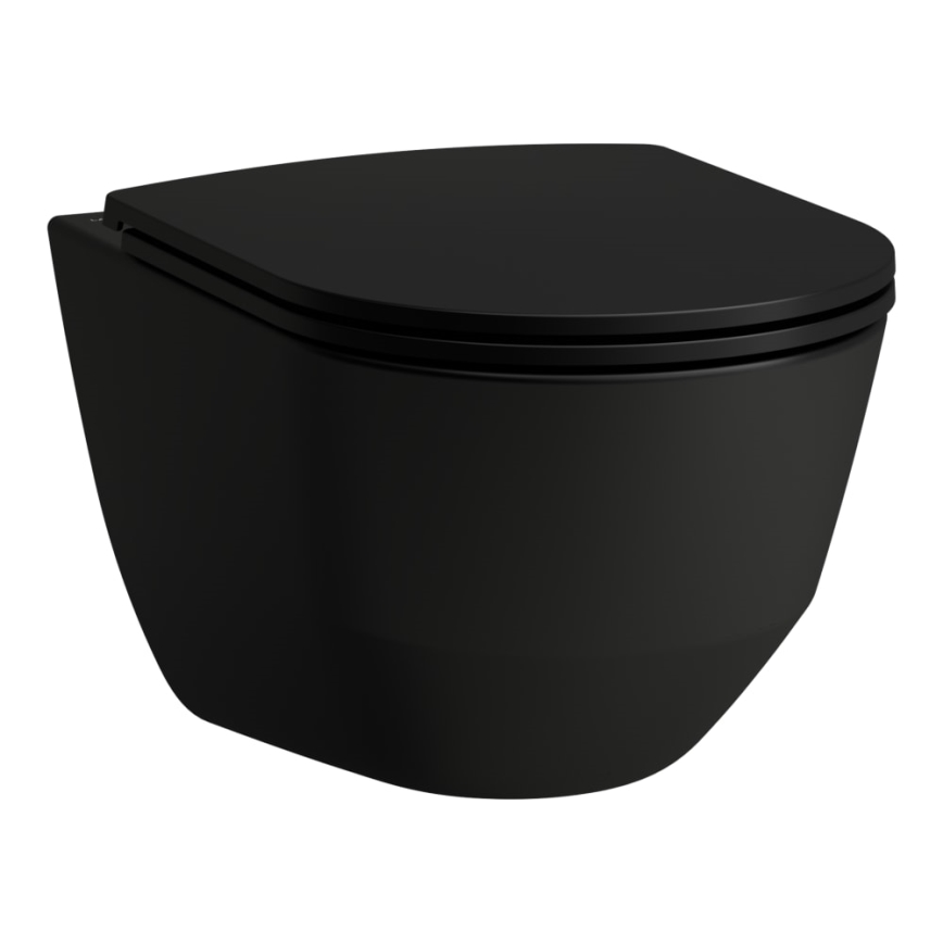 LAUFEN H8989667160001 - Asiento de inodoro SoftClose PRO duroplast/negro