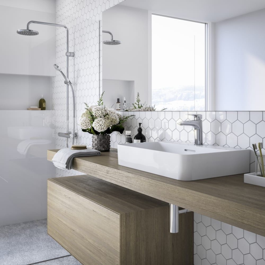 LAUFEN HF500702100000 - Grifo de lavabo LAURIN 16,2 cm cromo brillante