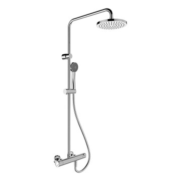 LAUFEN HF500957100600 - Conjunto de ducha con grifo termostático CITYPRO cromo brillante