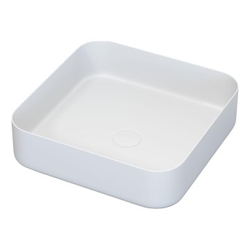 Lavabo para encimera LJORDAL 40x40 cm acero/blanco