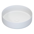 Lavabo para encimera LJORDAL, Ø 40 cm, acero/blanco