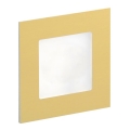 LDST AN-01-SZ-BC9 - Lámpara LED para escaleras ANGEL 9xLED/1,2W/230V dorado 3500K