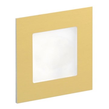 LDST AN-01-SZ-BC9 - Lámpara LED para escaleras ANGEL 9xLED/1,2W/230V dorado 3500K