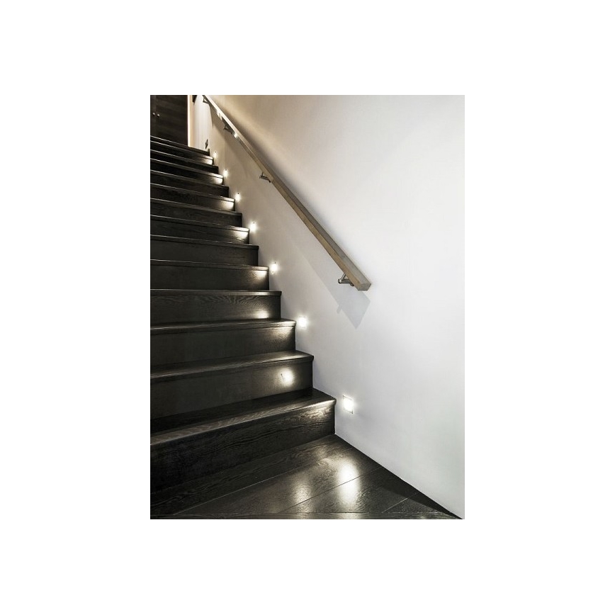 LDST DI-01-B-BZ12 - Lámpara LED para escaleras DIANA LED/1,2W/230V blanca 6500K