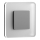 LDST SW-01-CB-BZ8 - Lámpara LED para escaleras SWIFT 8xLED/1,2W/230V negro brillante 6500K