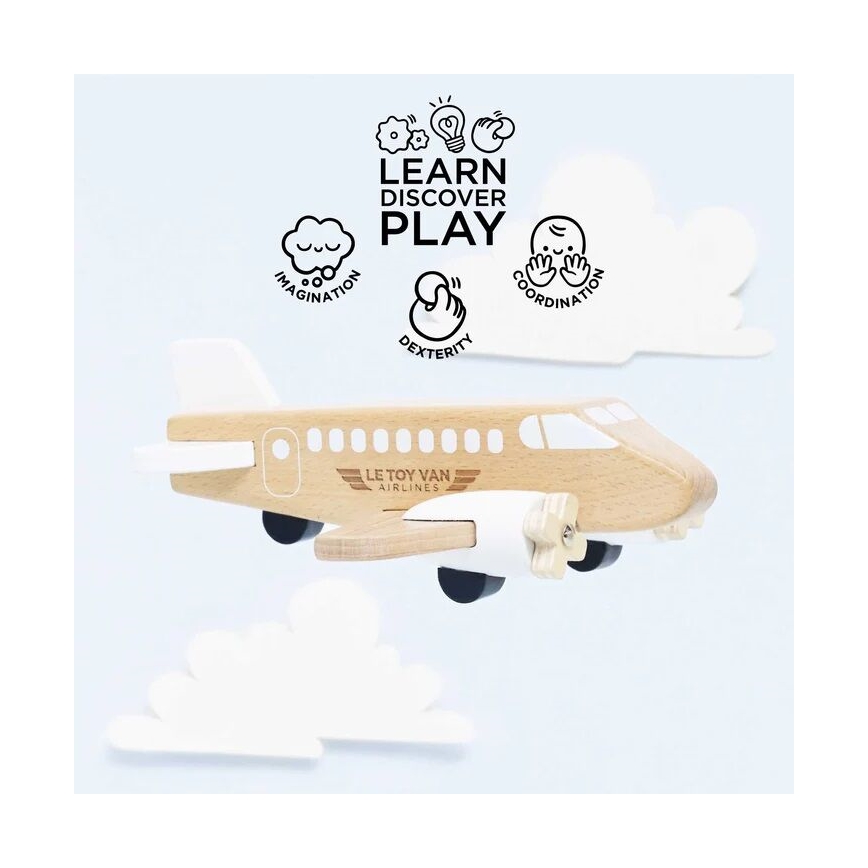 Le Toy Van - Avión de madera