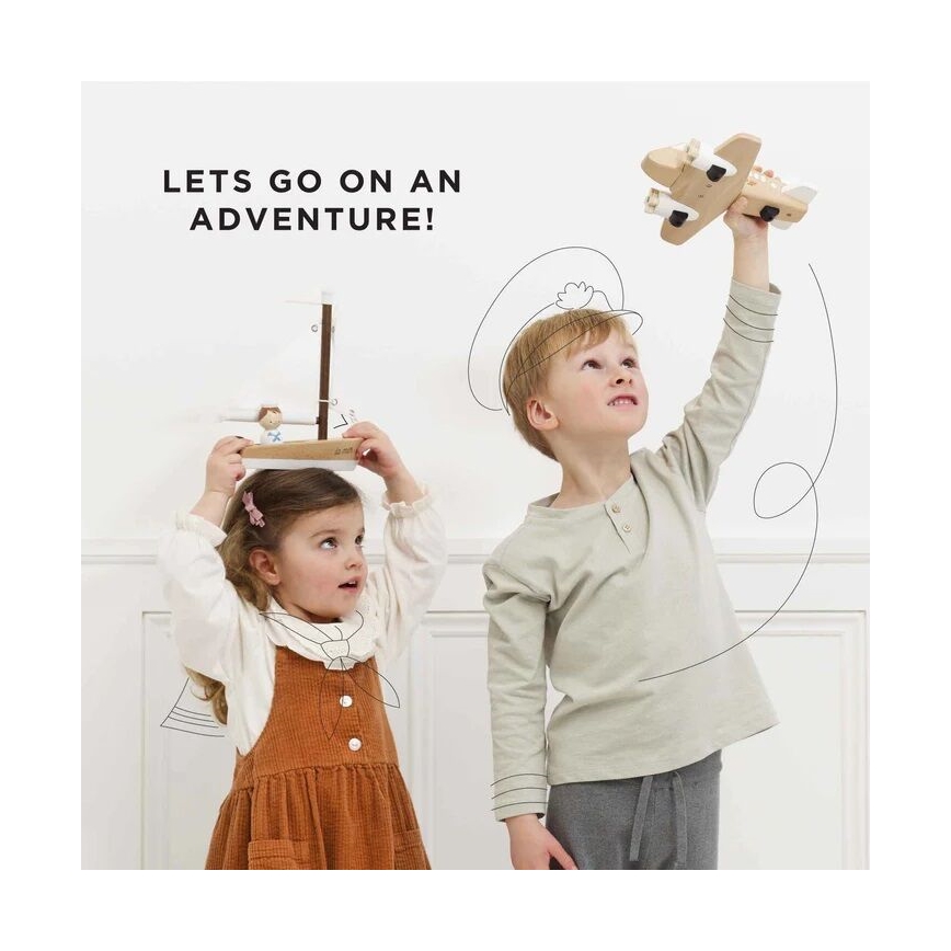 Le Toy Van - Avión de madera