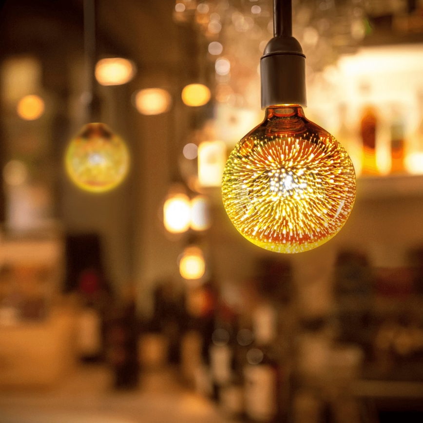 LED 3D Bombilla decorativa E27/4W/230V - Aigostar