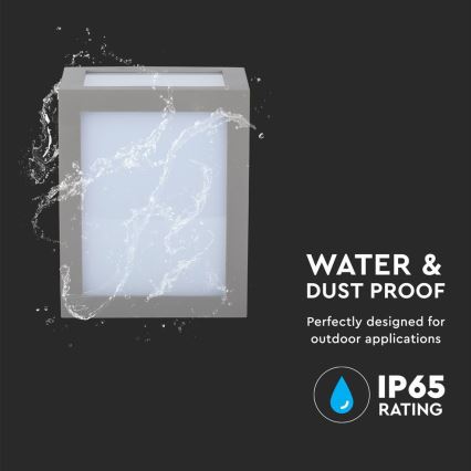 LED Aplique de pared exterior LED/12W/230V 4000K IP65