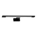 LED Aplique de pared para baño SHINE LED/7W/230V 40 cm IP44 negro