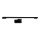 LED Aplique de pared para baño SHINE LED/7W/230V 40 cm IP44 negro