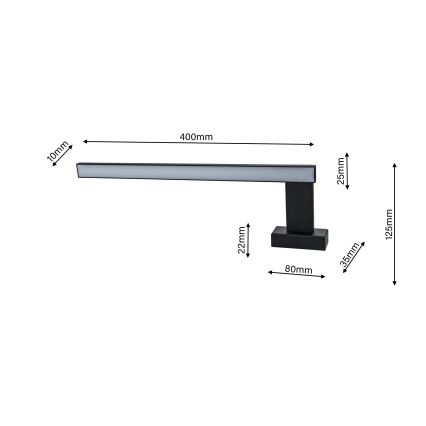 LED Aplique para el baño SHINE 1xLED/11W/230V IP44
