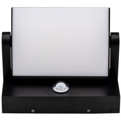 LED Aplique para exterior con sensor LED/17W/230V 4000K IP65 negro