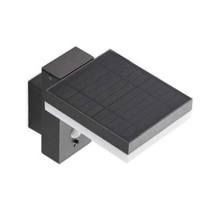 LED Aplique solar exterior con sensor LED/5,5W/3,7V 3000K IP54