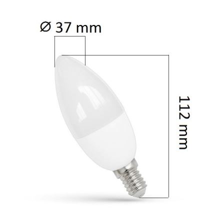 LED Bombilla E14/8W/230V 3000 K