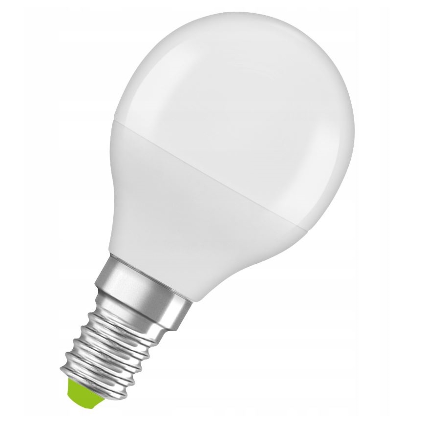 LED Bombilla hecha de plástico reciclado P45 E14/4,9W/230V 2700K - Ledvance