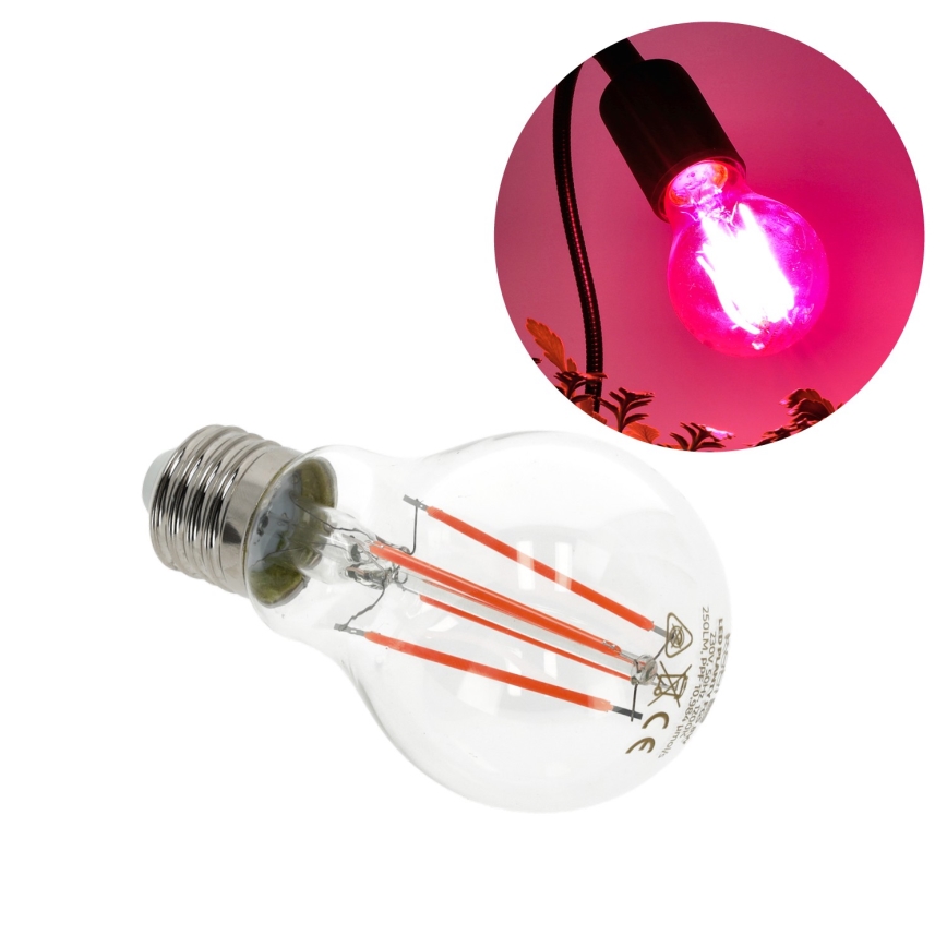 LED Bombilla para cultivo de plantas PLANTY E27/8W/230V 1200K